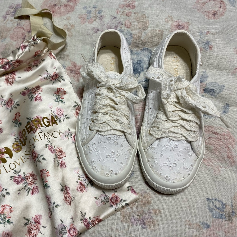 Superga X LoveShackFancy Eyelet Sneakers